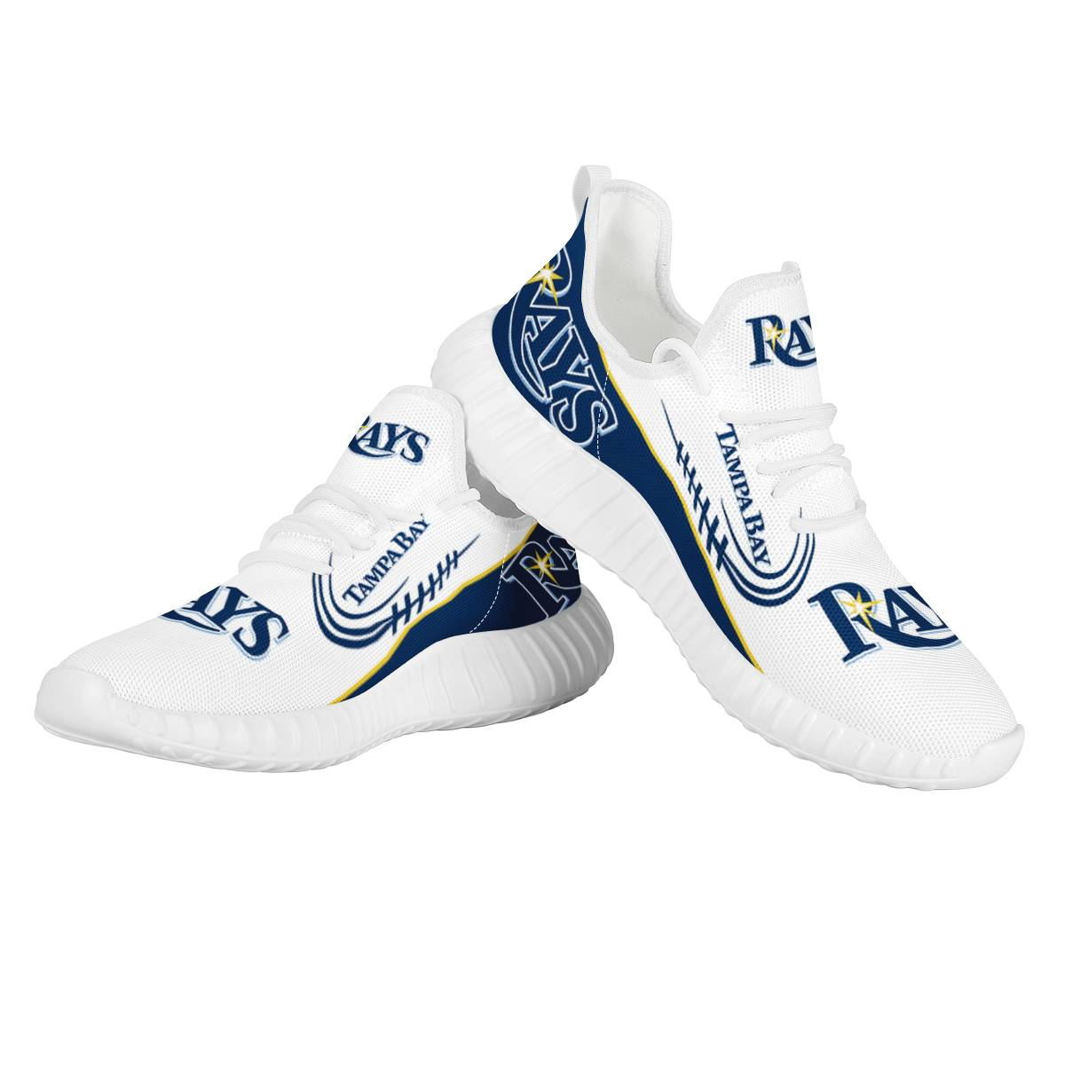 Women's MLB Tampa Bay Rays Mesh Knit Sneakers/Shoes 003